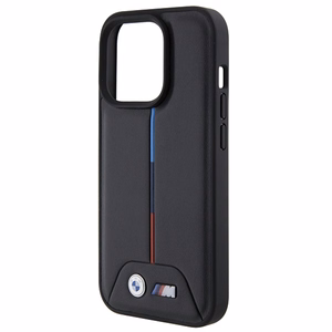 BMW Quilted Tricolor iPhone 15 Pro Ümbris - must
