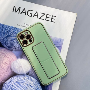 Uus Kickstand Case kate Samsung Galaxy A12 5G jaoks koos statiiviga roheline