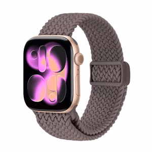 Crong Wave Band punutud Apple Watch rihm, 38/40/41/42 mm, pruun