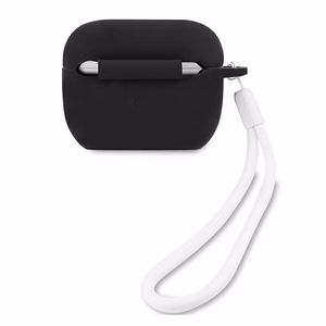 Guess GUACAPLSVSBW AirPods Pro чехол чёрный/белый Silicone Vintage