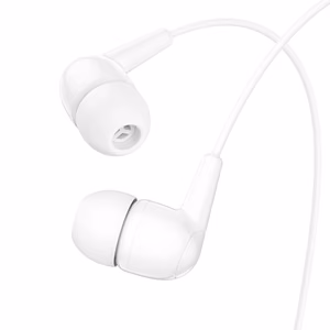 Wire earphones USB C Hoco M97 valge