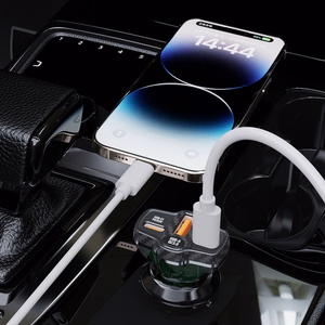 Dudao R78 78W Car Laadija USB-C PD / 2xUSB-A QC - must