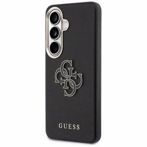 Guess Grained Big 4G Metal Logo case for Samsung Galaxy S26+ - black