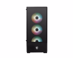 MSI MAG Forge 112R Midi Tower must, läbipaistev