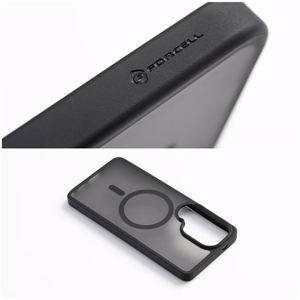 Must Forcell F-Protect Smoke Hybrid Premium Lite ümbris Samsung A06 / A07 / A08 jaoks, ühildub MagSafe'iga