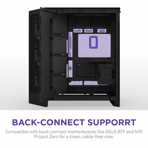 NZXT H9 Flow RGB+ Midi Tower чёрный
