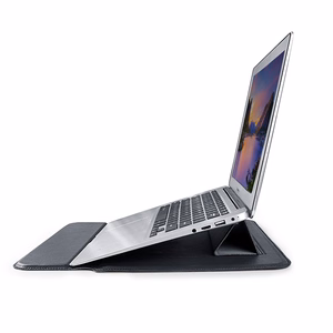 Devia laptop bag / MacBook bracket bag Ultra-Thin 13,3'' waterproof PU leather black