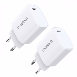 Laadija Choetech Q5004 valge (USB-C / 20W) (2 tk)