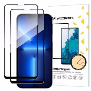 Wozinsky Full Glue Karastatud klaas jaoks Xiaomi POCO M7, 2-pack