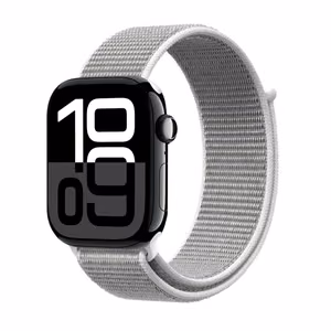 Crong Nylon Apple Watch sport band, 44/45/46/49 mm, silver grey