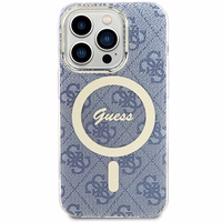 Guess IML 4G MagSafe ümbris jaoks iPhone 15 Pro Max - sinine