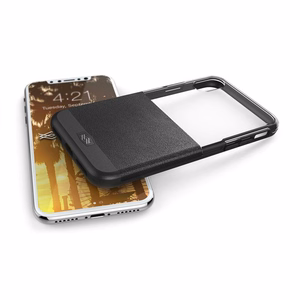 X-Doria Dash Leather ümbris seadmele iPhone X, must