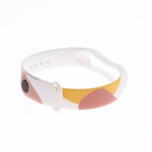 Ремешок Moro для Xiaomi Mi Band 3 / 4 силиконовый браслет узор 7