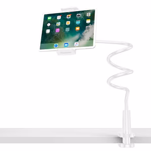 Flexible desktop hoidja valge