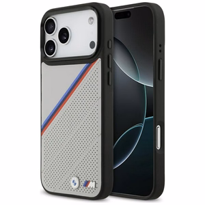 BMW M Tricolor Metal Logo MagSafe Ümbris jaoks iPhone 17 Pro Max - Hall
