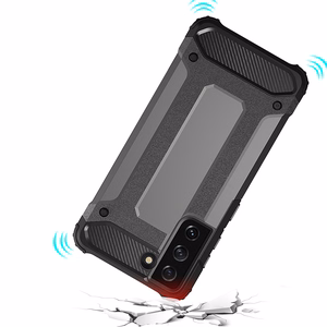 Чехол Hybrid Armor для Samsung Galaxy S23+ бронированный гибридный чёрный