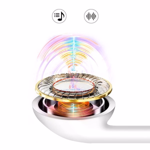 Dudao kõrvasisene juhtmega mini jack 3.5mm peakomplekt valge (X10S valge)