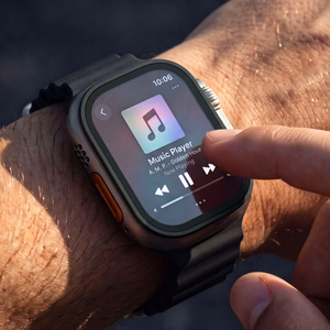 Tech-Protect 2-pack karastatud klaas jaoks Apple Watch Ultra 49mm - must