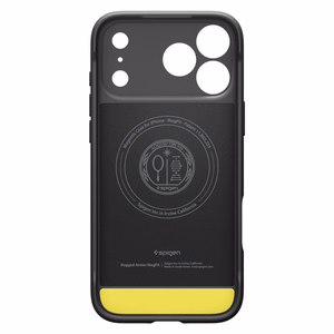 Spigen Rugged Armor MagSafe ümbris iPhone 17 Pro Max / 18 Pro Max jaoks, mattmust