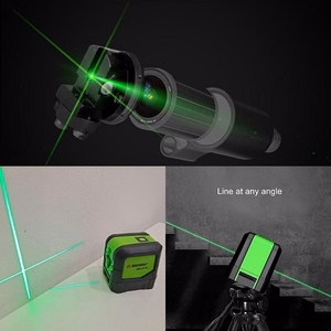 Mini Cross Line Laser, 20m, Green Beam