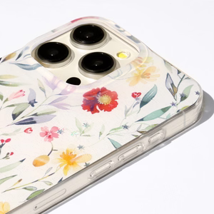 Glow Glam ümbris jaoks iPhone 11 valge