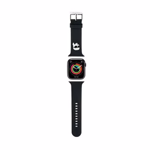 Karl Lagerfeld 3D Rubber Karl Head rihm must Apple Watch 38/40/41mm jaoks