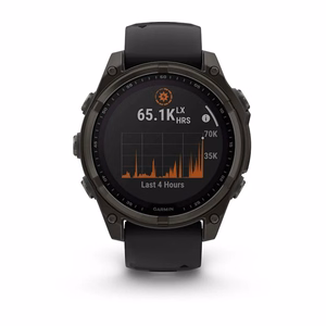 Nutikell Garmin Fenix 8 Sapphire Solar must/hall