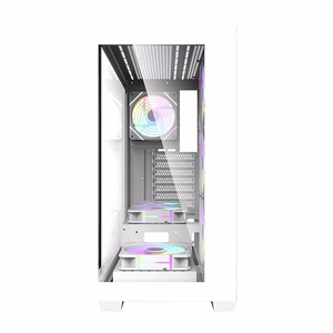 Computer ümbris  Darkflash DS900 (valge) + 7 ARGB Fans