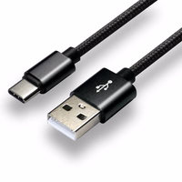 everActive cable USB-C 1m - must, braided, quick charge, 3A - CBB-1CB