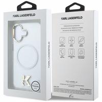 Karl Lagerfeld IML K Head Logo MagSafe Ümbris for iPhone 17 - Clear