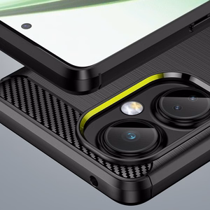 Carbon Ümbris ümbris jaoks OnePlus Nord CE 3 flexible silicone carbon cover must