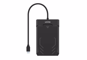 Unitek Y-3036A - DiskGuard Raiden 2.5" USB-C kuni SATA III 2.5" HDD/SSD kõvaketta korpus