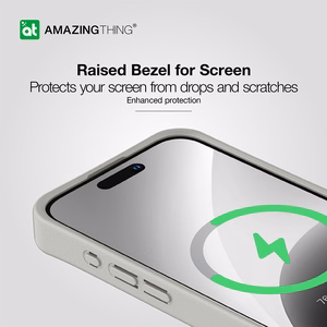 Amazing Thing Matte Pro Mag Чехол 12FT IP156.7PMPGY для Iphone 15 Pro Max титановый