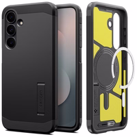 Spigen Tough Armor Mag MagSafe ümbris Samsung Galaxy S25 FE-le - must ja kollane