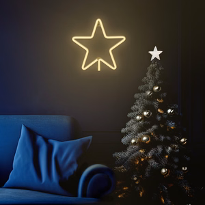 Neon LED jõulutäht soe valge FLNE22 Forever Light