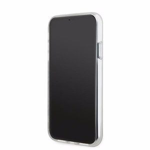 DKNY IML Checkered Mono Pattern & Printed Stripes MagSafe ümbris jaoks iPhone 11 / Xr - beige