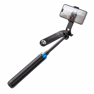 Selfie kepp Hoco statiiv juhtmevaba puldiga K22 must