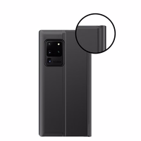 Uus Sleep Case raamaturiiuli tüüpi ümbris koos kickstand funktsiooniga Samsung Galaxy A72 4G jaoks must