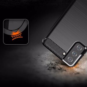 Carbon Case Paindlik kate TPU ümbris Samsung Galaxy S21+ 5G (S21 Plus 5G) sinine