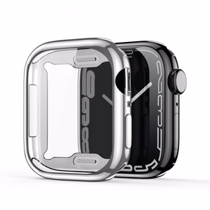 Ümbris Dux Ducis Samo Apple Watch 7 45mm hõbedane (LCD kaitseklaasiga)
