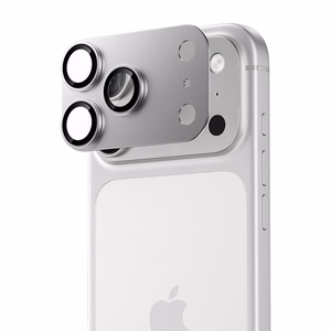 Benks Karastatud klaas Glass Warrior Metal Integrated Lens Protector (C069) jaoks Iphone 17 Pro (lens 3 pieces) valge