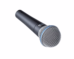 Shure BETA 58A – juhtmega dünaamiline vokaalimikrofon, tumehall