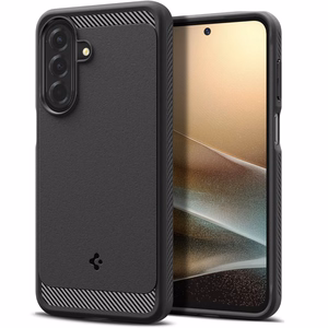 Spigen Rugged Armor ümbris mudelile Samsung Galaxy A27 5G – mattmust