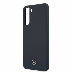 Mercedes Silicone Line Case for Samsung Galaxy S21+ - Blue