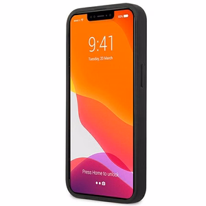 AMG AMHCP14MDOLBK iPhone 14 Plus 6.7" чёрный/чёрный жёсткий чехол Leather Hot Stamped