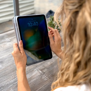 STM OPP kaanega ümbris seadmele iPad Air 13" M4 (2026) / M3 (2025) / M2 (2024), must