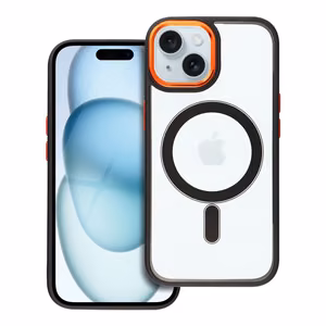 COLOR EDGE MAG COVER Ümbris compatible with MagSafe jaoks IPHONE 15 must kuldne