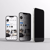 Ringke Easy Slide Privacy Glass 2-pack jaoks iPhone 13 / 13 Pro / 14 / 16e