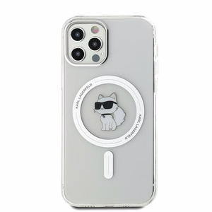 Karl Lagerfeld IML Choupette MagSafe ümbris jaoks iPhone 12 / 12 Pro - läbipaistev