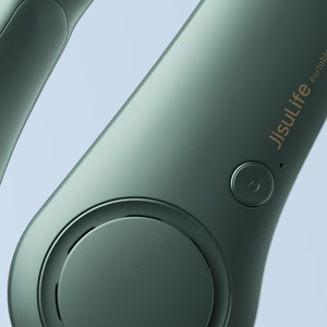 Jisulife Life3 kaasaskantav USB-kaelaventilaator, roheline
